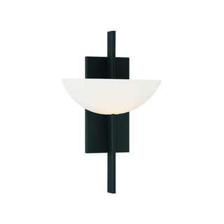 Fallon 1-Light Wall Sconce in Matte Black Matte Black