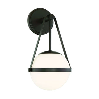 Polson 1-Light Wall Sconce in Matte Black Matte Black