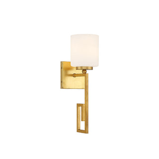 Quatrain 1-Light Wall Sconce in True Gold True Gold