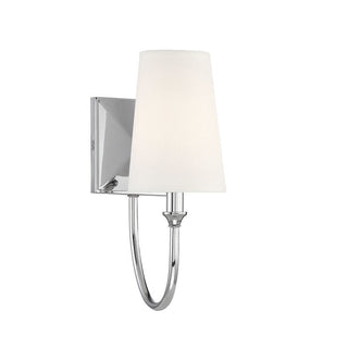 Cameron 1-Light Wall Sconce in Polished Nickel Polished Nickel