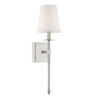 Monroe 1-Light Wall Sconce in Satin Nickel Satin Nickel