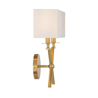 Arondale 2-Light Wall Sconce in Warm Brass