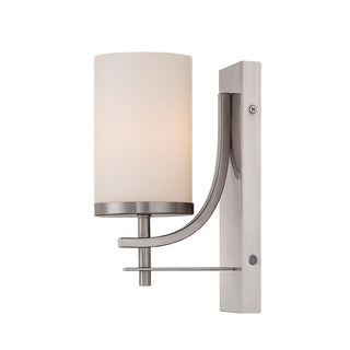 Colton 1-Light Wall Sconce in Satin Nickel Satin Nickel