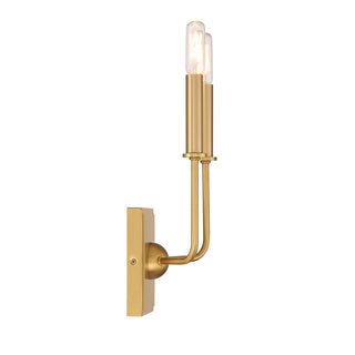 Avondale 2-Light Wall Sconce in Warm Brass