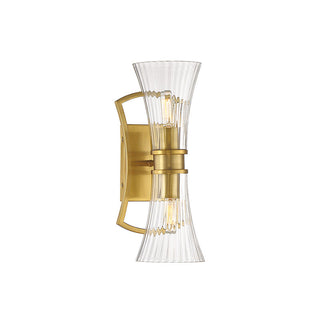 Bennington 2-Light Wall Sconce in Warm Brass Warm Brass