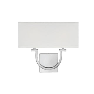 Rhodes 2-Light Wall Sconce in Polished Nickel Polished Nickel