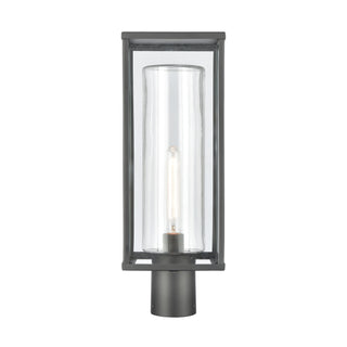 Augusta 19.75'' High 1-Light Outdoor Post Light - Matte Black