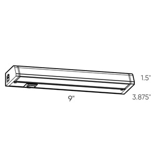 9 Inch CCT Hardwired Linear Under Cabinet Light