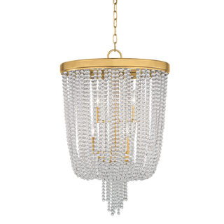 Royalton Chandelier with Aged Brass Finish