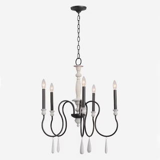 Brownell 24.5'' Wide 5-Light Chandeliers - Anvil Iron