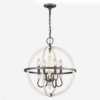 Brownell 20'' Wide 4-Light Chandeliers - Anvil Iron