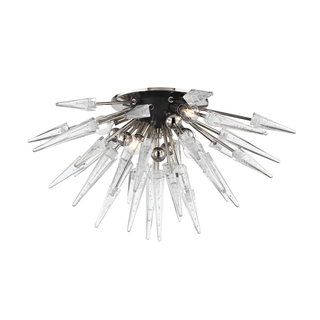 Sparta Semi Flush Polished Nickel