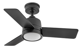 Chet 36" LED Fan - Matte Black