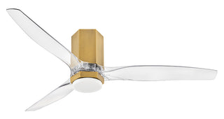 Facet 52" LED Dual Mount Smart Fan - Heritage Brass