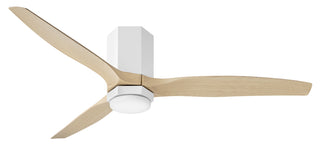 Facet 52" LED Dual Mount Smart Fan - Matte White