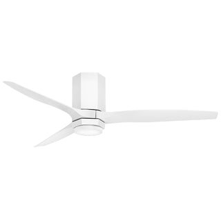 Facet Facet 52" LED Smart Fan in Matte White