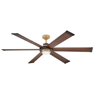 Andros Andros 64" LED Smart Fan in Heritage Brass