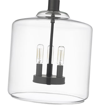 Asheville 3-Light Pendant light Matte Black