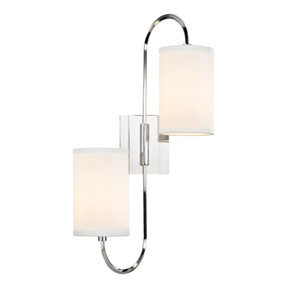 Junius Wall Sconce Polished Nickel