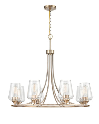 Ashford 8-Light Chandelier Ceiling - Modern Gold