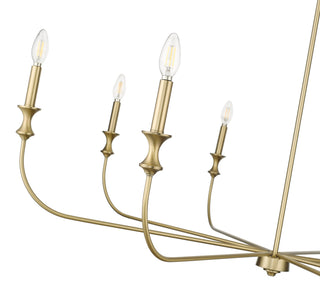 Savanne 8-Light Chandelier Ceiling Light Vintage Brass