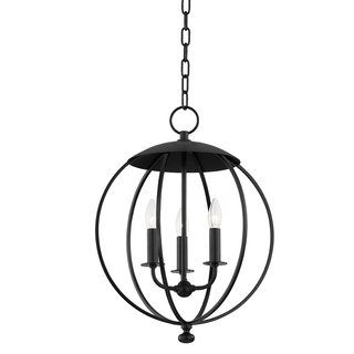 Wesley Lantern with Aged Iron Finish