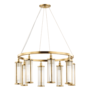 Marley Chandelier Aged Brass