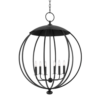 Wesley Lantern with Aged Iron Finish