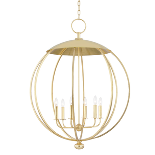 Wesley Lantern Gold Leaf