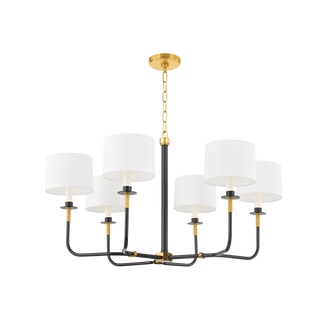 PARAMUS Chandelier with Aged Old Bronze Finish