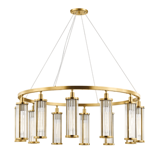 Marley Chandelier Aged Brass