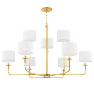 PARAMUS Chandelier Aged Brass