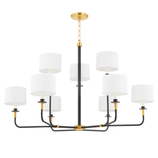 PARAMUS Chandelier with Aged Old Bronze Finish