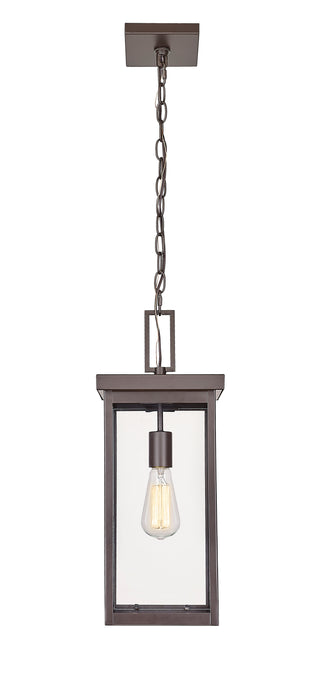Barkeley 1-Light Outdoor Hanging Lantern Powder Coated Bronze