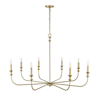 Savanne 8-Light Chandelier Ceiling Light Vintage Brass