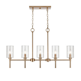 Chastine 5-Light Chandelier Ceiling Light Modern Gold