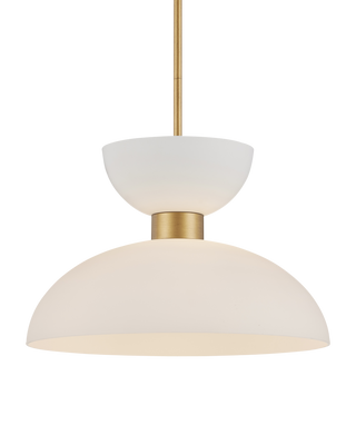 Zevio White Pendant