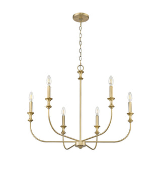 Savanne 6-Light Chandelier Ceiling Light Vintage Brass
