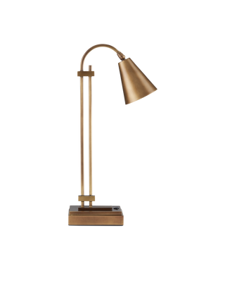 Symmetry Brass Desk Lamp