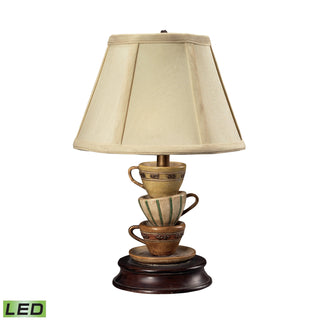 Accent Lamp 12.8'' High 1-Light Table Lamp - Multicolor - Includes LED Bulb