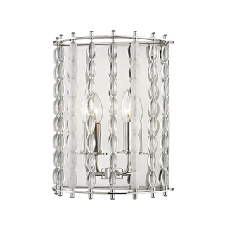 Whitestone Wall Sconce with Polished Nickel Finish