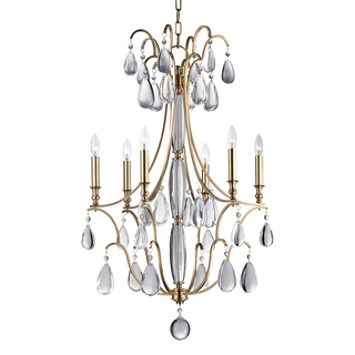 Crawford Chandelier Aged Brass