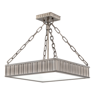 Middlebury Semi Flush Historic Nickel