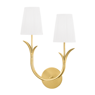 Deering Wall Sconce with Aged Brass Finish
