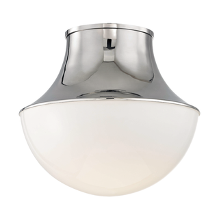 Lettie Flush Mount Polished Nickel