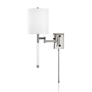 Englewood Plug-in Sconce Polished Nickel