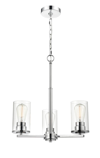 Verlana 3-Light Chandelier Ceiling Light Chrome