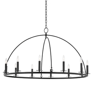 Howell Chandelier Aged Iron