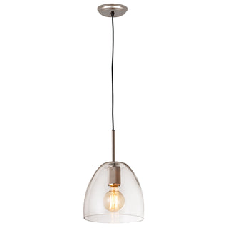 Netta 10'' Wide 1-Light Mini Pendant - Satin Nickel