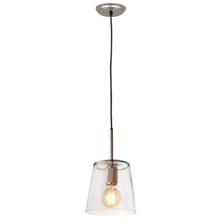 Netta 8'' Wide 1-Light Mini Pendant - Satin Nickel